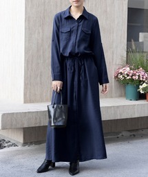 紺色ワンピース ワンピース 紺【ナイトセール対象商品】【AOKI公式通販】