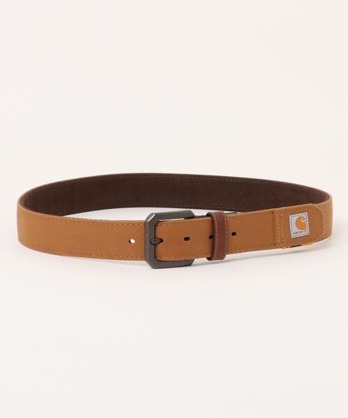 Carhartt(カーハート)の「carhartt(カーハート)CANVAS DUCK BELT/キャンバスダックベルト/WB5782(ベルト・メンズ・ブラウン/ブラック・36inch/32inch/34inch)」の4枚目の写真