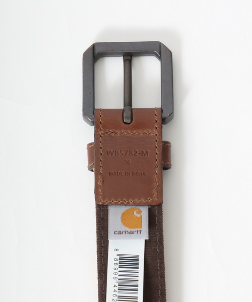 Carhartt(カーハート)の「carhartt(カーハート)CANVAS DUCK BELT/キャンバスダックベルト/WB5782(ベルト・メンズ・ブラウン/ブラック・36inch/32inch/34inch)」の7枚目の写真