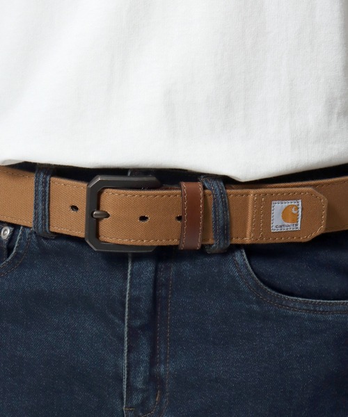 Carhartt(カーハート)の「carhartt(カーハート)CANVAS DUCK BELT/キャンバスダックベルト/WB5782(ベルト・メンズ・ブラウン/ブラック・36inch/32inch/34inch)」の9枚目の写真