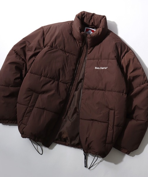 BEN DAVIS(ベンデイビス)の「BEN DAVIS/ベンデイビス BD PUFFER JACKET/オーバーサイズ パファージャケット/中綿エコダウンジャケット/レディース メンズ(ダウンジャケット/コート・メンズ・ブラック/アイボリー/リアルツリーカモ/ブラウン・M/L/XL)」の3枚目の写真