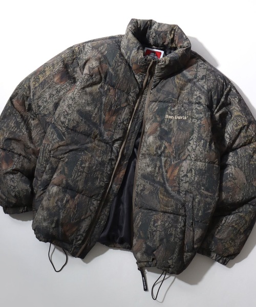 BEN DAVIS(ベンデイビス)の「BEN DAVIS/ベンデイビス BD PUFFER JACKET/オーバーサイズ パファージャケット/中綿エコダウンジャケット/レディース メンズ(ダウンジャケット/コート・メンズ・ブラック/アイボリー/リアルツリーカモ/ブラウン・M/L/XL)」の4枚目の写真