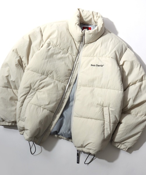 BEN DAVIS(ベンデイビス)の「BEN DAVIS/ベンデイビス BD PUFFER JACKET/オーバーサイズ パファージャケット/中綿エコダウンジャケット/レディース メンズ(ダウンジャケット/コート・メンズ・ブラック/アイボリー/リアルツリーカモ/ブラウン・M/L/XL)」の1枚目の写真
