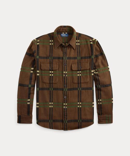 POLO RALPH LAUREN（ポロ ラルフ ローレン）の「クラシック フィット フランネル ユーティリティ シャツ（シャツ/ブラウス・メンズ・グリーン・XS/S/M/L）」の8枚目の写真