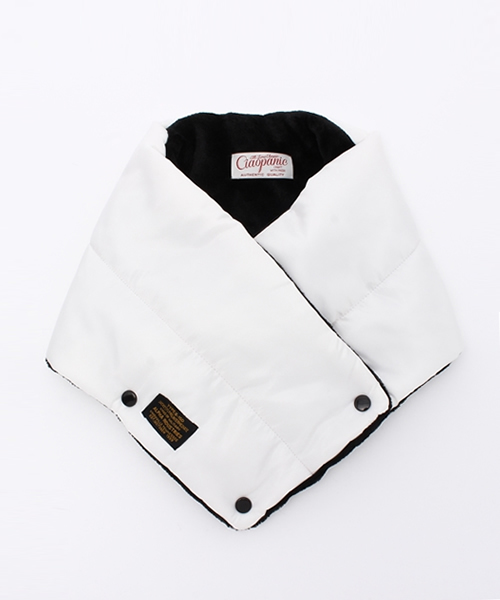 Alpha Industries(アルファインダストリーズ)の「【Ciaopanic】 <ALPHA/アルファ>別注 SPALPHAネックウォーマー(マフラー・メンズ・ホワイト/オリーブ/ブラック・FREE)」の1枚目の写真