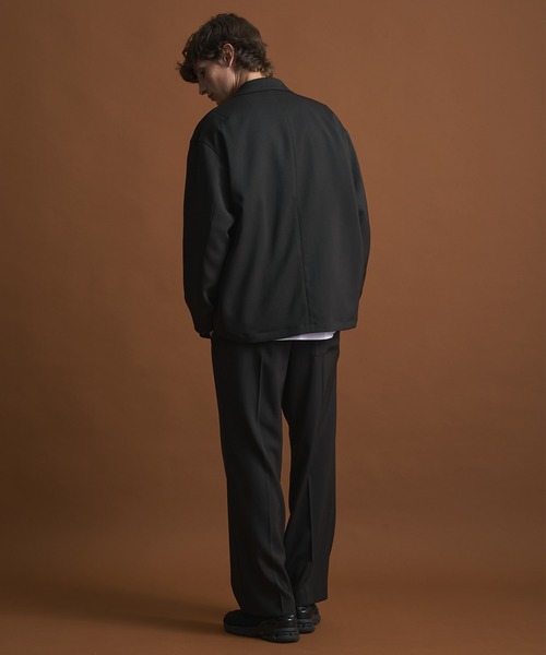 public tokyo AQUAWOOL カルゼセットアップ PUBLIC TOKYO（パブリックトウキョウ） スラックス 「セットアップ対応