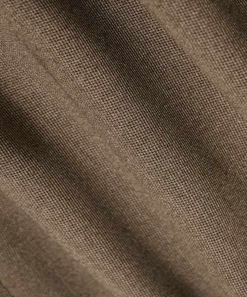 PUBLIC TOKYO（パブリックトウキョウ）の「〈セットアップ対応〉AQUA WOOLカルゼダブルジャケット /テーラードジャケット/セットアップ（セットアップ・メンズ・ダークベージュ/ダークブラウン/ダークネイビー/ヘザーチャコール・1/2）」の18枚目の写真