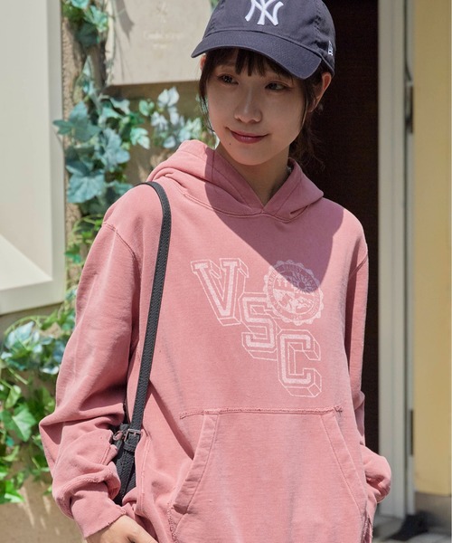 REMI RELIEF(レミレリーフ)の「REMI RELIEF/レミレリーフ SP加工 裏毛 パーカー (VSC)(パーカー・メンズ・レッド/ブラック/ホワイト・L/M/XL)」の14枚目の写真