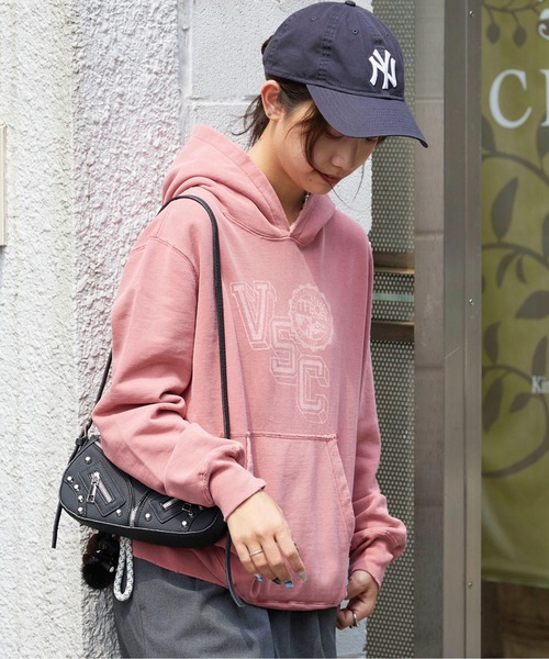 REMI RELIEF(レミレリーフ)の「REMI RELIEF/レミレリーフ SP加工 裏毛 パーカー (VSC)(パーカー・メンズ・レッド/ブラック/ホワイト・L/M/XL)」の17枚目の写真