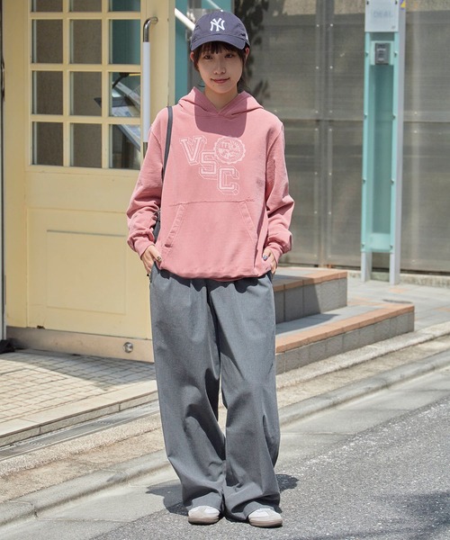 REMI RELIEF(レミレリーフ)の「REMI RELIEF/レミレリーフ SP加工 裏毛 パーカー (VSC)(パーカー・メンズ・レッド/ブラック/ホワイト・L/M/XL)」の21枚目の写真