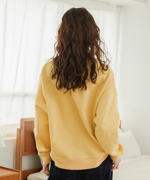 eLur（エラー）の「フラワーアニマルプリントスウェット（スウェット・レディース・イエロー/アイボリー・FREE）」の15枚目の写真