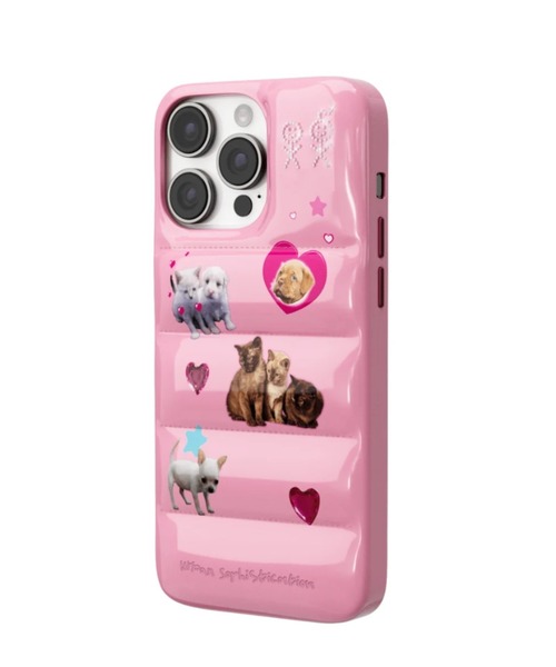 THE PUFFER CASE(PUPPY CRUSH) iPhoneケース スマホケース