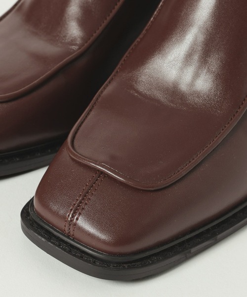 LAKOLE(ラコレ)の「スクエアトゥ切替ブーツ / 589066(ブーツ・レディース・ブラック/ブラウン・MEDIUM/LARGE)」の11枚目の写真