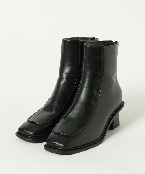 LAKOLE（ラコレ）の「スクエアトゥ切替ブーツ / 589066（ブーツ・レディース・ブラック/ブラウン・MEDIUM/LARGE）」の13枚目の写真