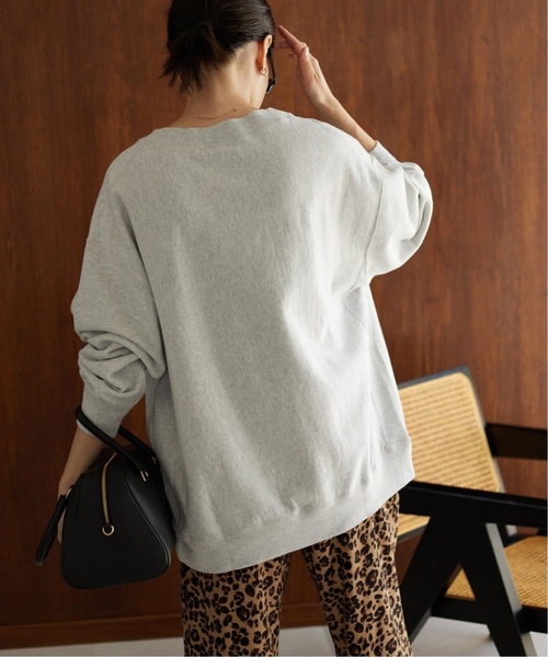 SLOBE IENA（スローブイエナ）の「《WEB限定/追加2》MARSEILLE ロゴスウェット（スウェット・レディース・チャコールグレー/アイボリー/グレー・FREE）」の18枚目の写真