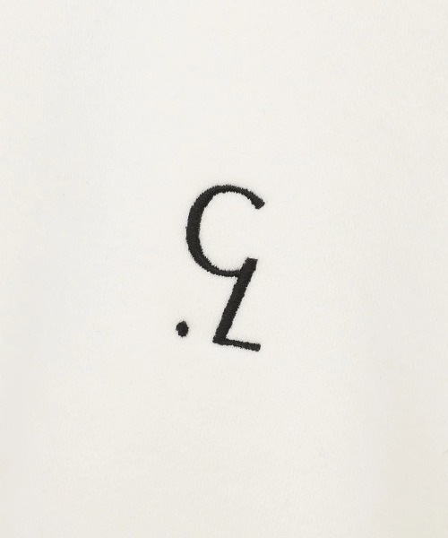CLANE（クラネ）の「CLANE/クラネ/LOGO SHORT SWEAT TOPS（スウェット・レディース・ホワイト/ブラック/グレー・1/2）」の8枚目の写真