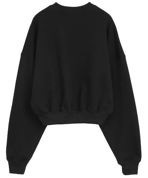 CLANE（クラネ）の「CLANE/クラネ/LOGO SHORT SWEAT TOPS（スウェット・レディース・ホワイト/ブラック/グレー・1/2）」の10枚目の写真