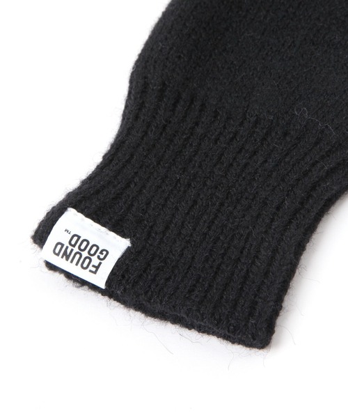 FOUND GOOD(ファウンドグッド)の「ユビアキニットテブクロ2(手袋・レディース・グレー系8/ブラウン系8/ピンク系2/ベージュ/ブラック/ブルー系6/レッド系5・FREE)」の11枚目の写真