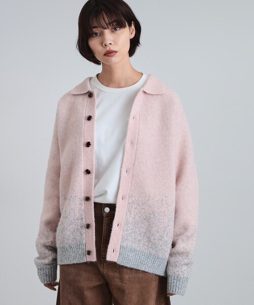 ミスティーシャギーカーディガン（カーディガン/ボレロ）｜tk.TAKEO