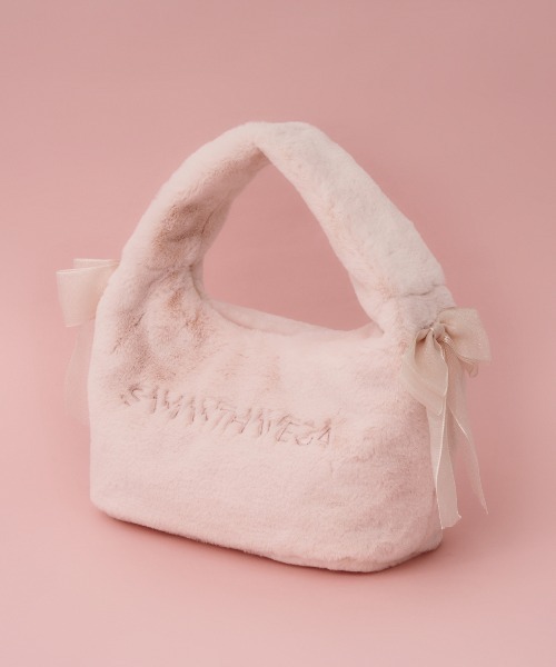 SAMANTHAVEGA ピンク ハンドバッグ サマンサベガ、フリル付きピンク