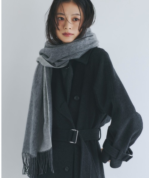 ダブルフェイスウールストール（ストール/ショール）｜anuans（ア