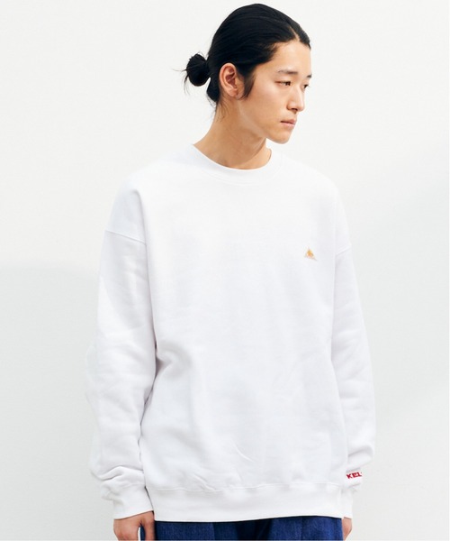 KELTY(ケルティ)の「KELTY MINI LOGO CREW NECK SWEAT(スウェット・メンズ・ベージュ/ホワイト/グレー/ブラック・M/L/XL)」の1枚目の写真