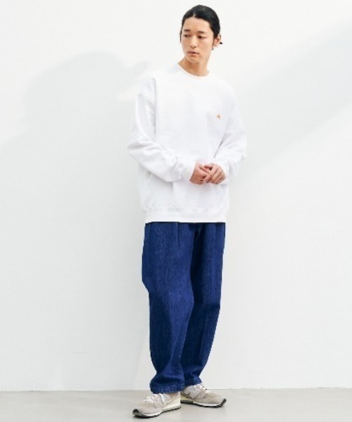 KELTY(ケルティ)の「KELTY MINI LOGO CREW NECK SWEAT(スウェット・メンズ・ベージュ/ホワイト/グレー/ブラック・M/L/XL)」の8枚目の写真