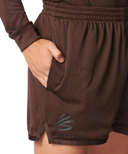 UNDER ARMOUR(アンダーアーマー)の「カリー スプラッシュ ショーツ(バスケットボール/メンズ)(その他パンツ・メンズ・ブラウン系・XL/M/L)」の2枚目の写真