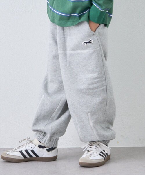 PENNEYS（ぺニーズ）の「【WEB限定】【KIDS】【FOX×TYPY】配色ステッチスウェットパンツ（スウェットパンツ・キッズ・グレー/ブラウン/ブラック・110/130/150）」の6枚目の写真