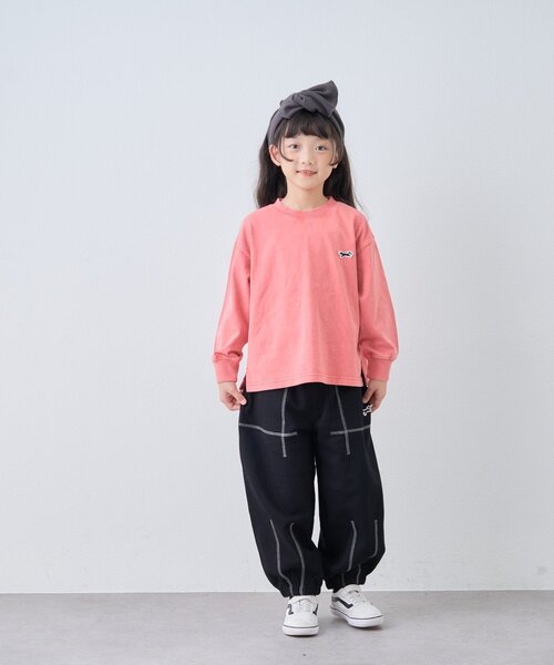 PENNEYS（ぺニーズ）の「【WEB限定】【KIDS】【FOX×TYPY】配色ステッチスウェットパンツ（スウェットパンツ・キッズ・グレー/ブラウン/ブラック・110/130/150）」の10枚目の写真