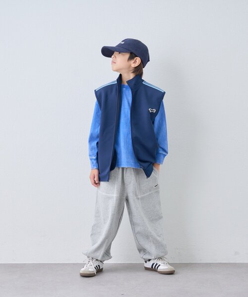 PENNEYS（ぺニーズ）の「【WEB限定】【KIDS】【FOX×TYPY】配色ステッチスウェットパンツ（スウェットパンツ・キッズ・グレー/ブラウン/ブラック・110/130/150）」の11枚目の写真