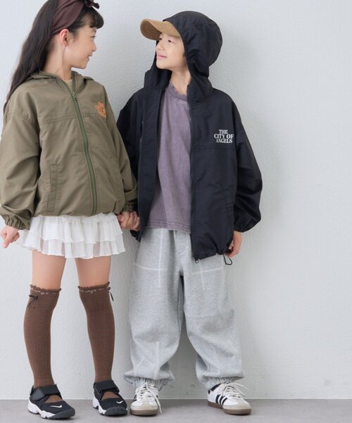 PENNEYS（ぺニーズ）の「【WEB限定】【KIDS】【FOX×TYPY】配色ステッチスウェットパンツ（スウェットパンツ・キッズ・グレー/ブラウン/ブラック・110/130/150）」の13枚目の写真