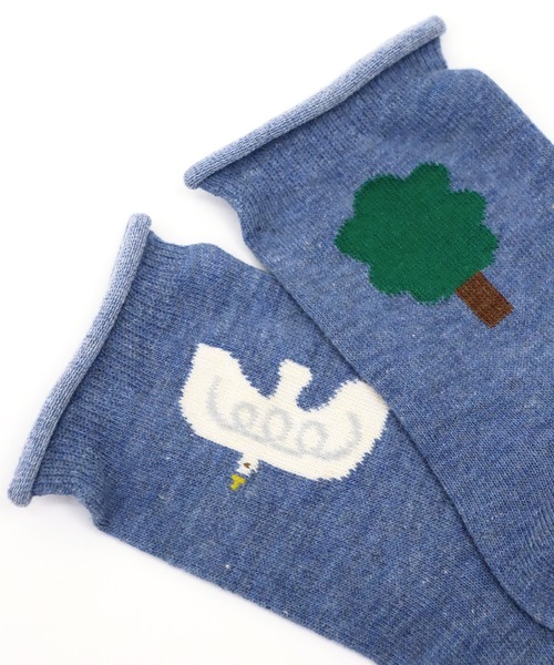 stample（スタンプル）の「バードハウス　メランジクルーソックス【3足セット】（ソックス/靴下・キッズ・A・S/M/L/LL）」の3枚目の写真