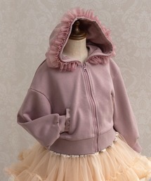 panpantutu（パンパンチュチュ）の「チュールラッフルパーカー（100～130cm）（パーカー・キッズ）」