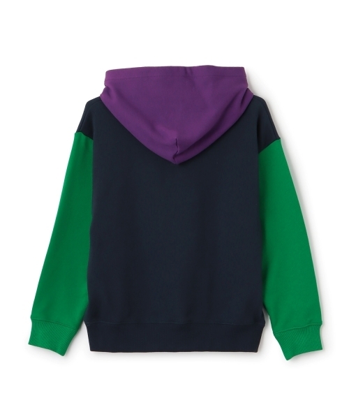 XLARGE KIDS（エクストララージキッズ）の「カラーブロックロゴパーカー（パーカー・キッズ・トップグレー/ネイビー・140cm/100cm/110cm/130cm/90cm/120cm）」の3枚目の写真