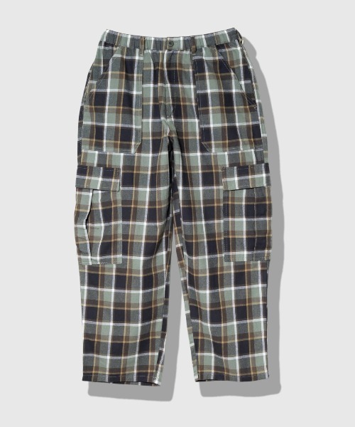 Mountain Mania(マウンテンマニア)の「Mountain Mania/マウンテンマニア Check Wide Cargo Pants(カーゴパンツ・メンズ・その他2/その他1/その他3・MEDIUM/LARGE/X-LARGE)」の1枚目の写真