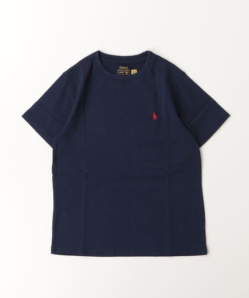 POLO RALPH LAUREN CHILDRENSWEAR(ポロ ラルフ ローレン チルドレンズウェア)の「コットン ジャージー クルーネック Tシャツ(Tシャツ/カットソー・キッズ・ネイビー系1・L/M/S/XL)」の3枚目の写真