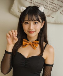 VIBGYOR（ヴィブジョー）の「【IZU】 ふわもこ猫耳 ヘアクリップ（バレッタ/ヘアクリップ）」