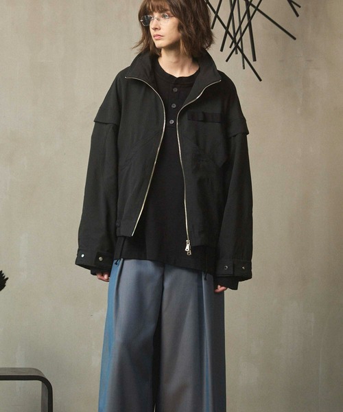 UNISEX》Prime-Over Curved Switching Blouson/プライムオーバーカーブ