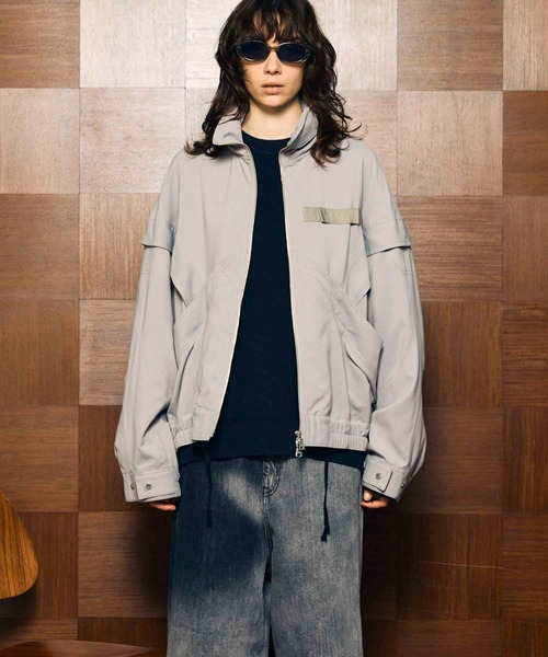 UNISEX》Prime-Over Curved Switching Blouson/プライムオーバーカーブ
