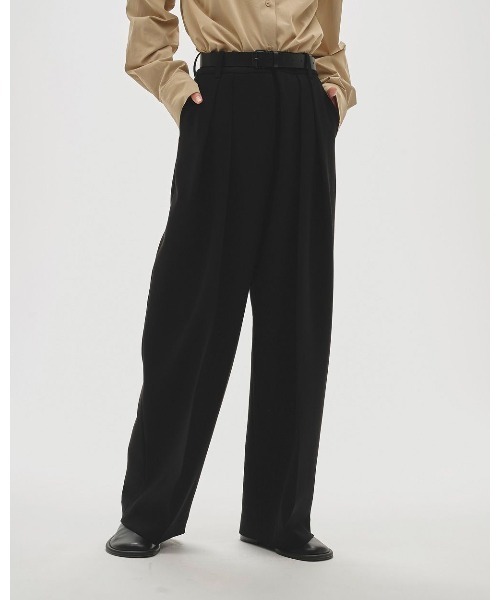 TODAYFUL（トゥデイフル）の「TODAYFUL Bonding Wide Trousers 12420710（その他パンツ・レディース・ブラウン/ブラック/チャコールグレー・36/38）」の2枚目の写真