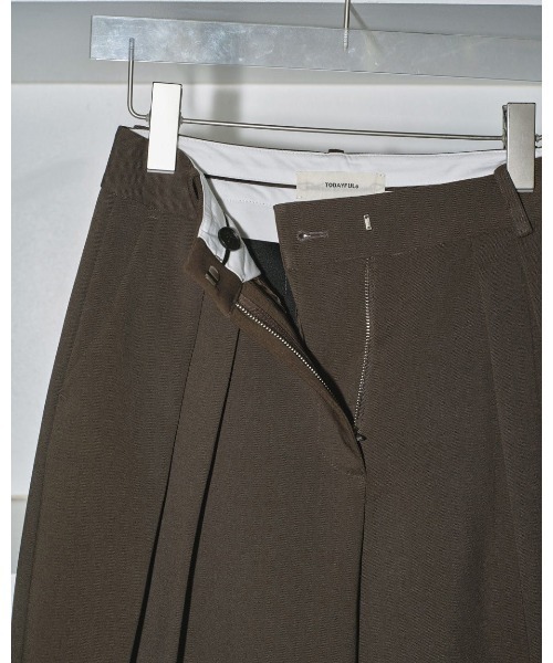 TODAYFUL（トゥデイフル）の「TODAYFUL Bonding Wide Trousers 12420710（その他パンツ・レディース・ブラウン/ブラック/チャコールグレー・36/38）」の21枚目の写真