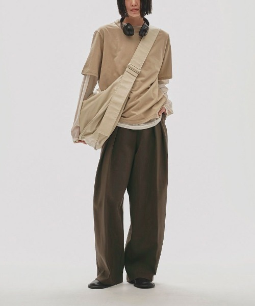 TODAYFUL（トゥデイフル）の「TODAYFUL Bonding Wide Trousers 12420710（その他パンツ・レディース・ブラウン/ブラック/チャコールグレー・36/38）」の6枚目の写真