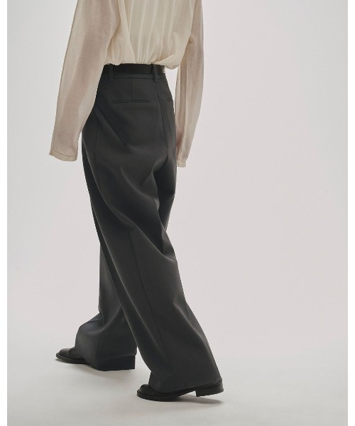 TODAYFUL（トゥデイフル）の「TODAYFUL Bonding Wide Trousers 12420710（その他パンツ・レディース・ブラウン/ブラック/チャコールグレー・36/38）」の9枚目の写真
