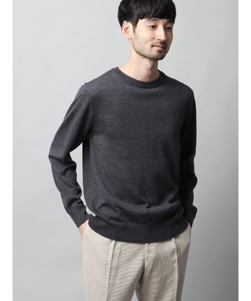 SUIT SQUARE（スーツスクエア）の「クルーネックニット 長袖 メリノ
