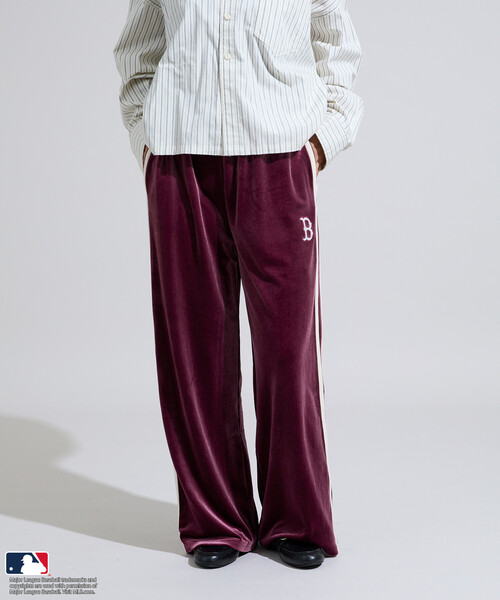 セール】限定展開 MLB/エムエルビー MLB ベロアトラックパンツ