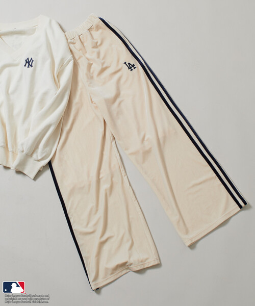 セール】限定展開 MLB/エムエルビー MLB ベロアトラックパンツ