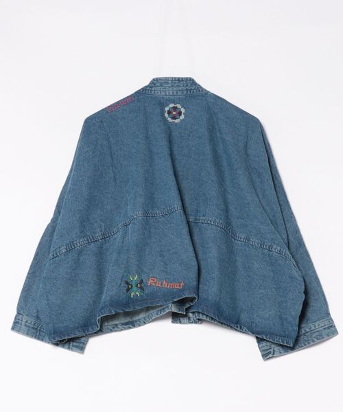 チャイハネ(チャイハネ)の「【チャイハネ】ディルバル チャイナボタンシャツ(シャツ/ブラウス・レディース・ライトブルー/ダークブルー・FREE)」の11枚目の写真