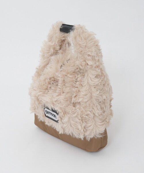 SOFFITTO（ソフィット）の「【RISLEY×OUTDOOR(リズレイ×アウトドア)】［R2503-TFB39］（ショルダーバッグ・レディース・ベージュ/チャコールグレー・FREE）」の3枚目の写真