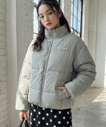 mihns closet（ミンズクローゼット）の「【mihns closet ミンズクローゼット】 スタンドカラー パデッド ボリューム ストレッチ ダウンブルゾン（ダウンジャケット/コート）」